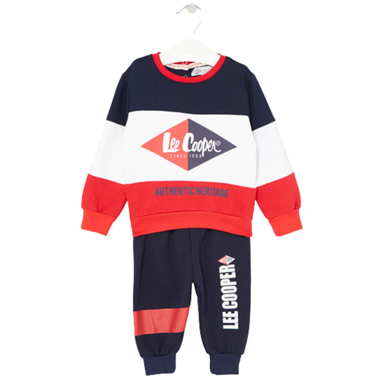 Picture of LC18584- 4235-LEE COOPER BOYS FLEECY THERMAL TRACKSUIT 6M-2/